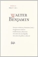 WALTER BENJAMIN - OBRAS - LIBRO  II - VOL. 2
