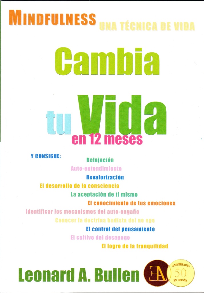 MINDFULNESS CAMBIA TU VIDA EN 12 MESES