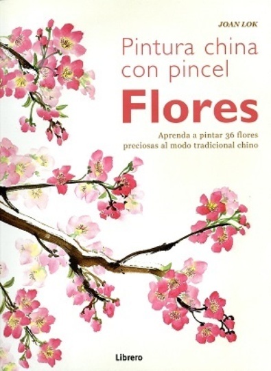PINTURA CHINA CON PINCEL FLORES