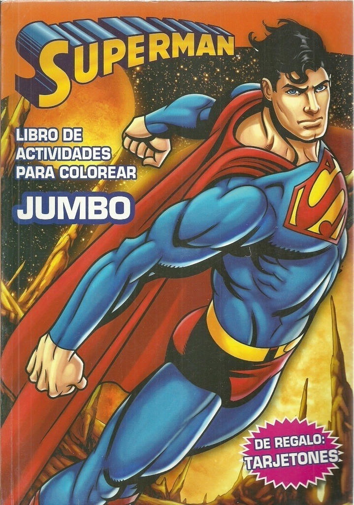 * SUPERMAN LIBRO DE ACTIVIDADES PARA COLOREAR JUMBO