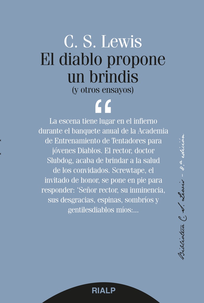 DIABLO PROPONE UN BRINDIS EL
