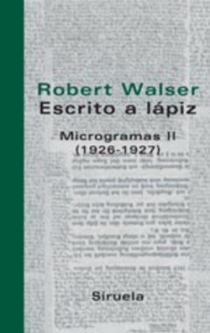 ESCRITO A LAPIZ. MICROGRAMAS II