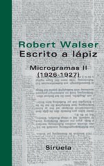 ESCRITO A LAPIZ. MICROGRAMAS II