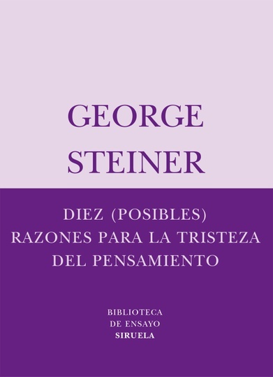 DIEZ POSIBLES RAZONES PARA LA TRISTEZA DEL PENSAMIENTO