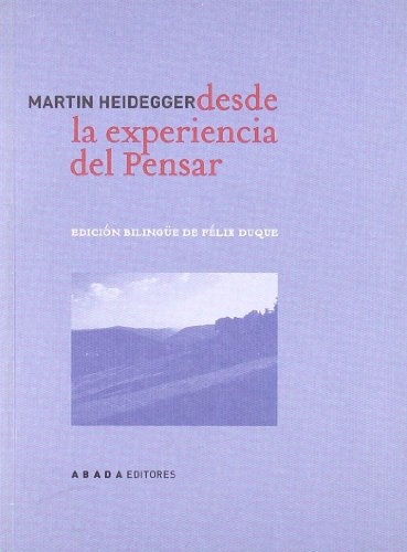DESDE LA EXPERIENCIA DEL PENSAR