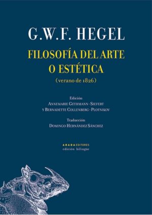 FILOSOFIA DEL ARTE O ESTETICA (ED. BILINGÜE)