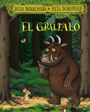 GRUFALO EL CON ESCENARIO DEL BOSQUE