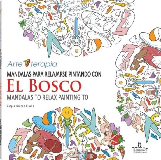 MANDALAS EL BOSCO PARA RELAJARSE PINTANDO