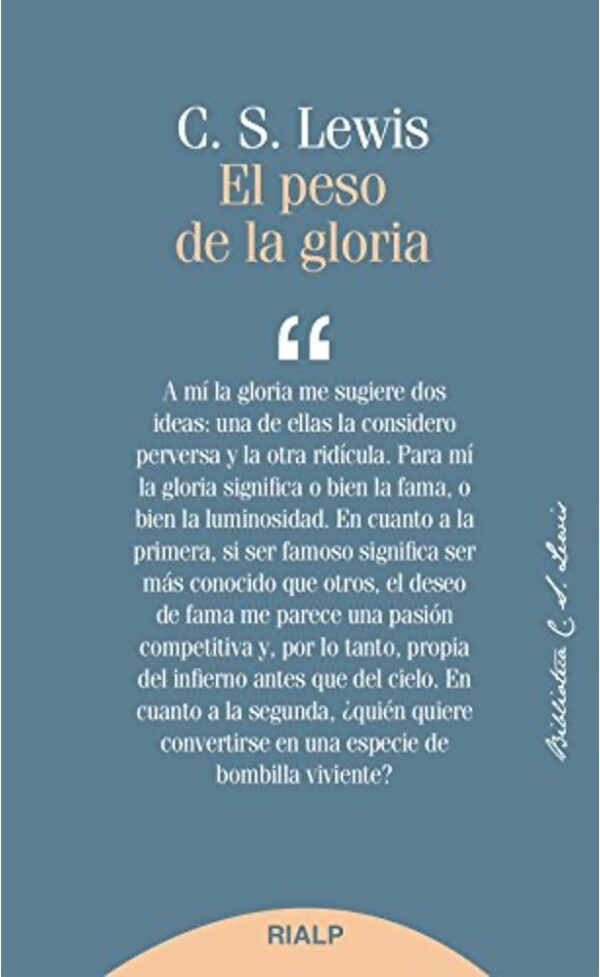 EL PESO DE LA GLORIA