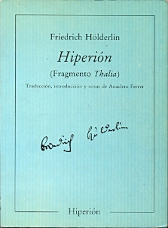 HIPERIÓN. FRAGMENTO "THALIA"