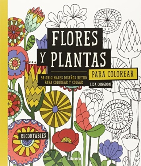 DIBUJOS RETRO , FLORES Y PLANTAS