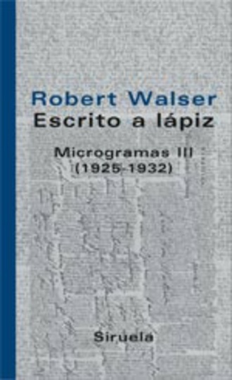ESCRITO A LÁPIZ. MICROGRAMAS III