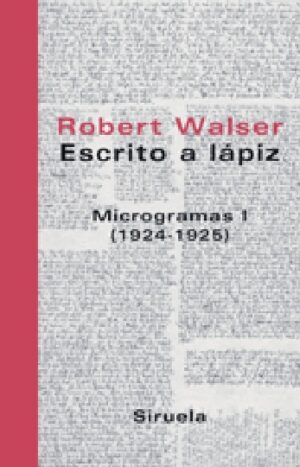 ESCRITO A LÁPIZ. MICROGRAMAS I